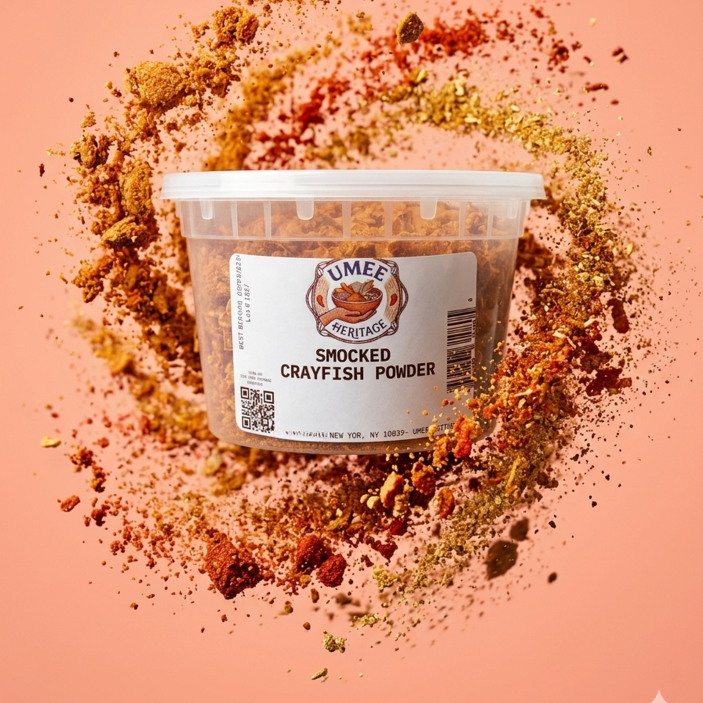 Umee Heritage Smoked Crayfish Powder – 4 oz (113g) Jars