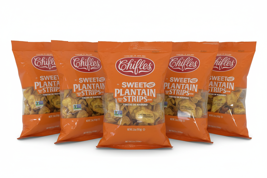 5 Chifles Sweet Plantain Strips Bags
