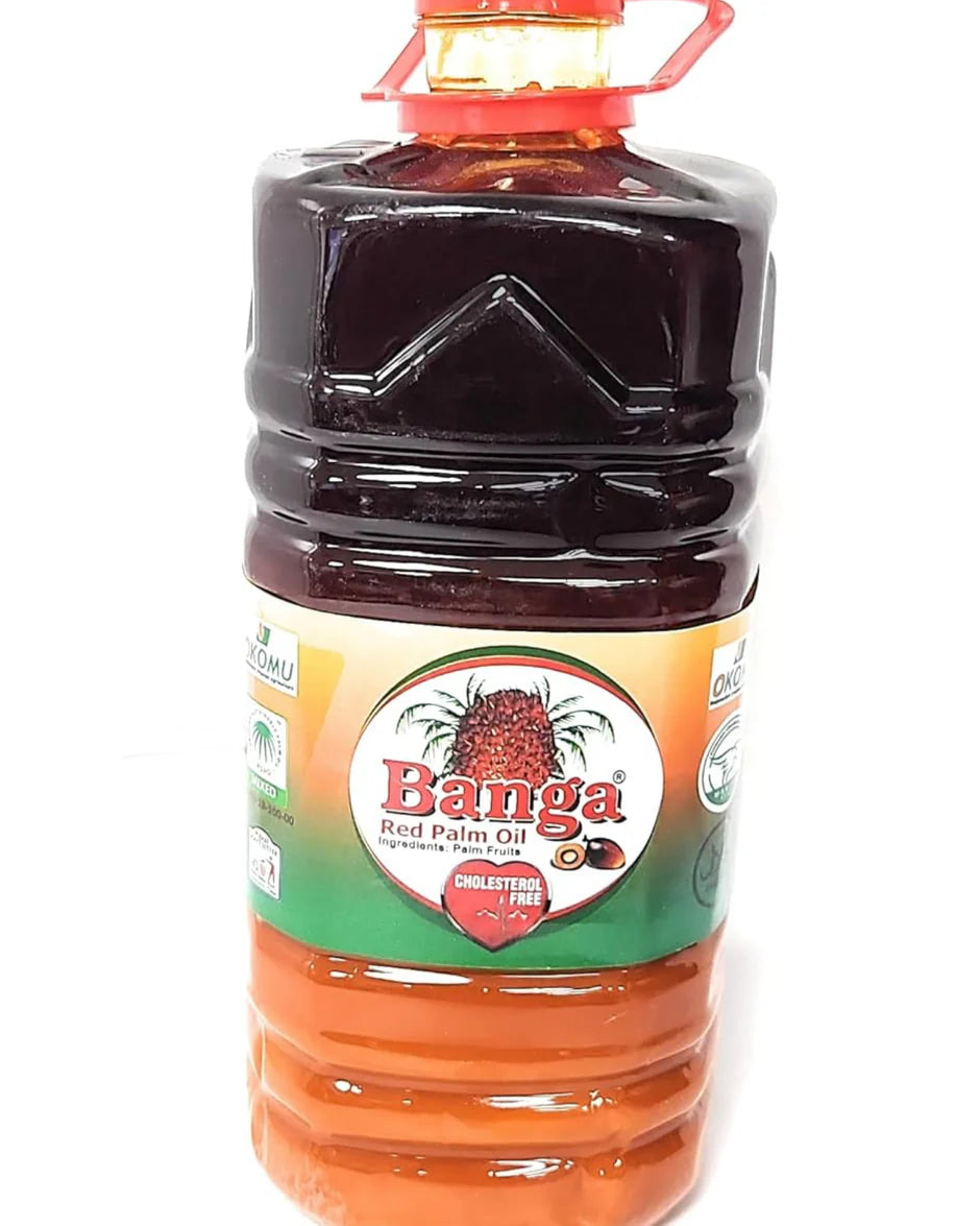 Banga Red Palm Oil – Pure African Cold-Pressed Cooking Oil | 2L & 4L
