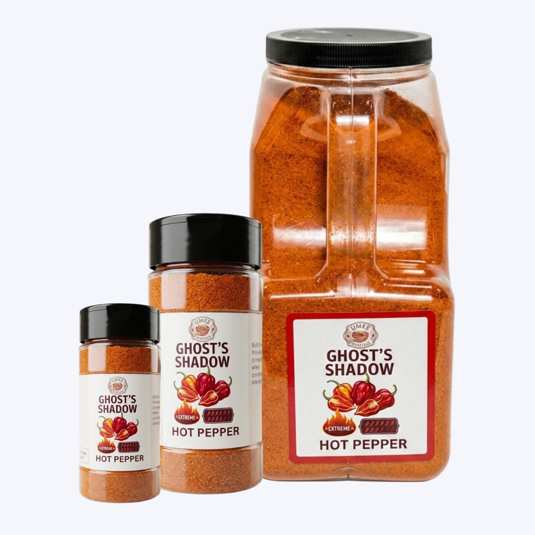 Ghost's Shadow Extreme Hot Pepper Powder | Umee Heritage (5lb 8oz 4oz)
