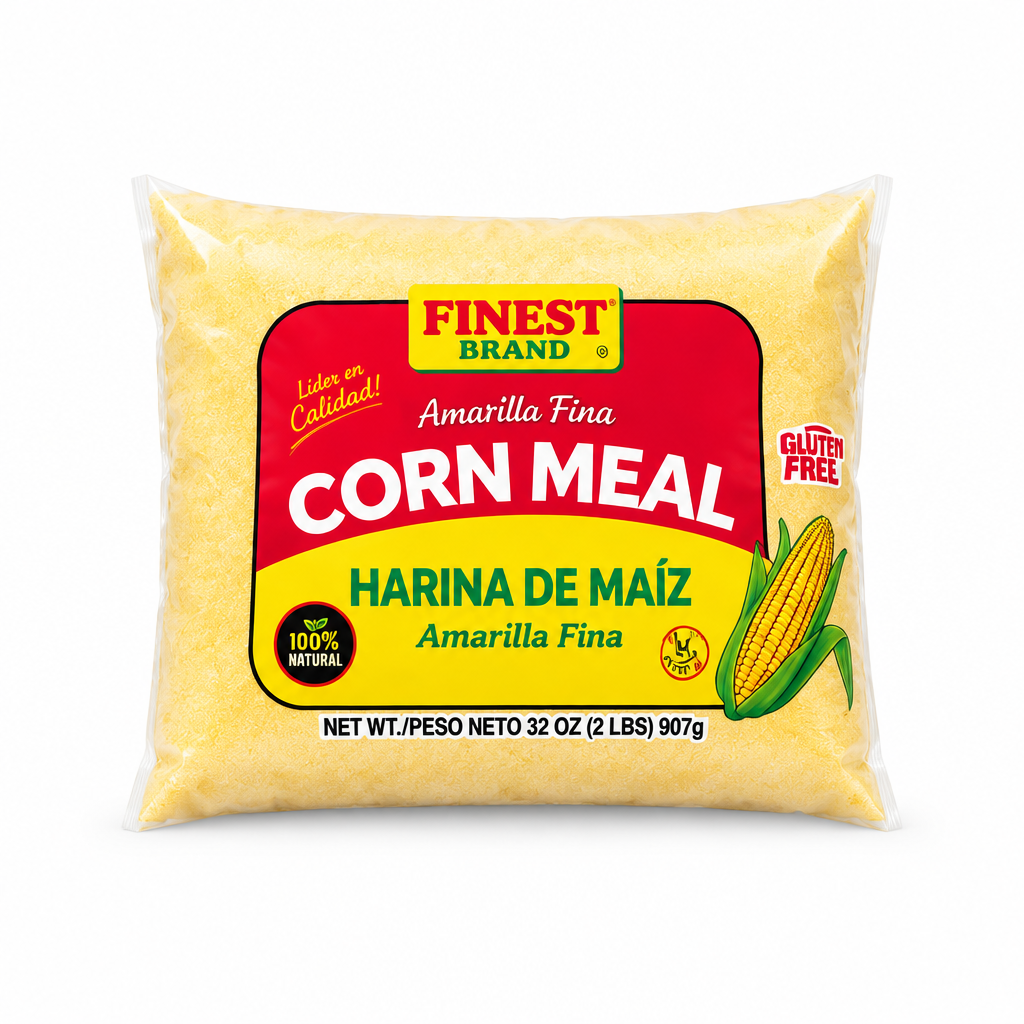 Finest fine yellow cornmeal 2 lb bag