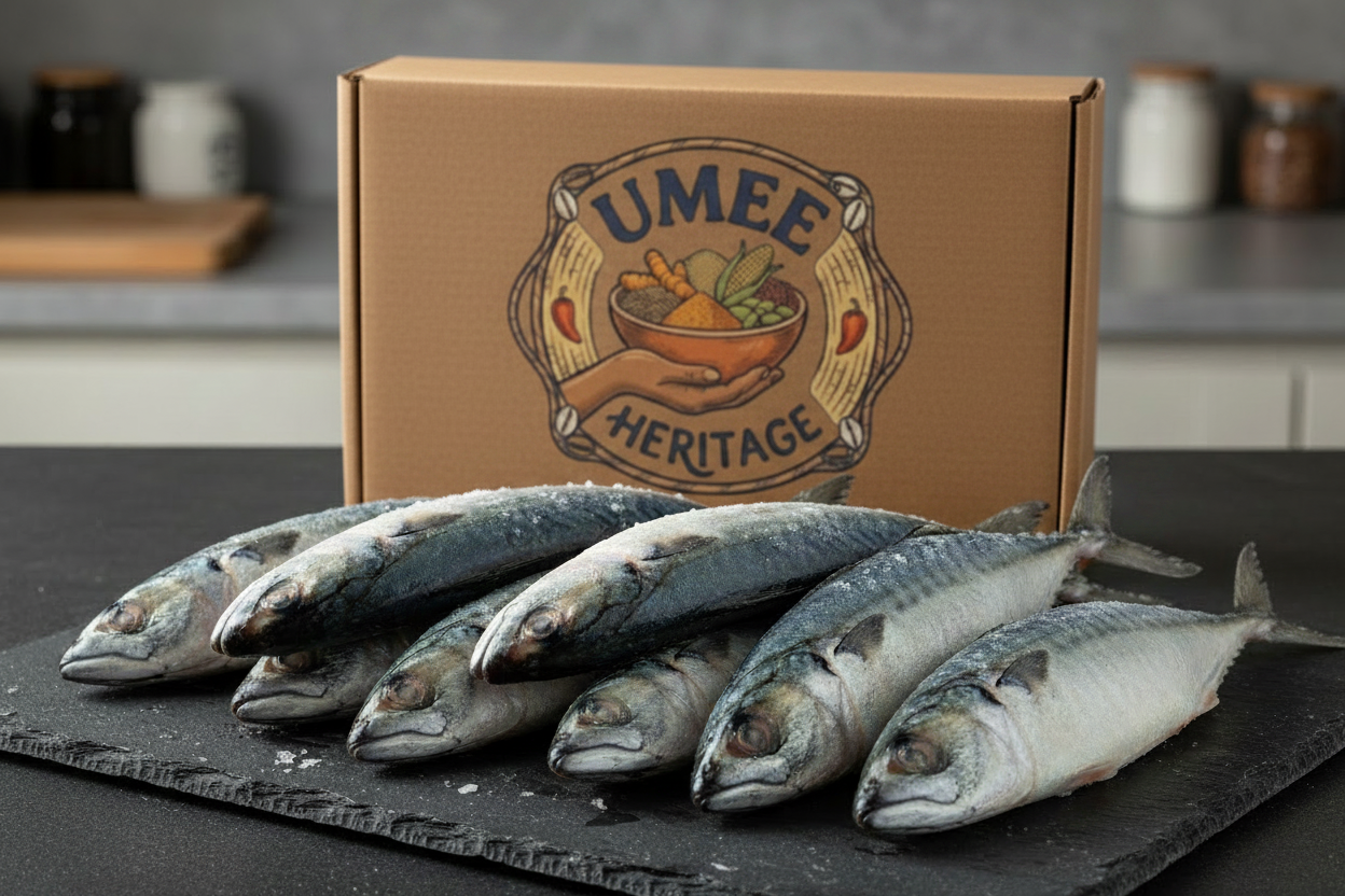 Frozen Jack Mackerel with Brown Umee Heritage Box