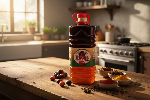 Banga Red Palm Oil – gourmet kitchen lifestyle shot