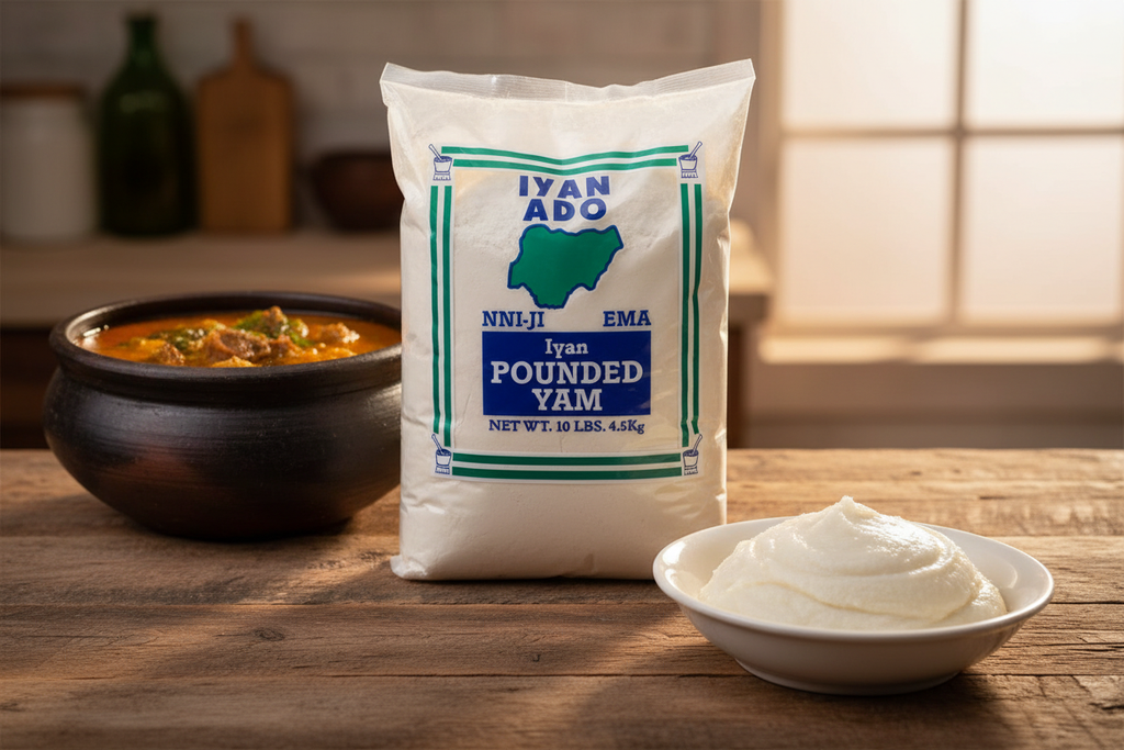 Iyan Ado Pounded Yam Flour 10 lb – gourmet kitchen setting