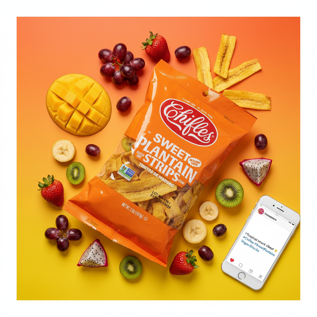 Chifles Sweet Plantain Strips – social media post