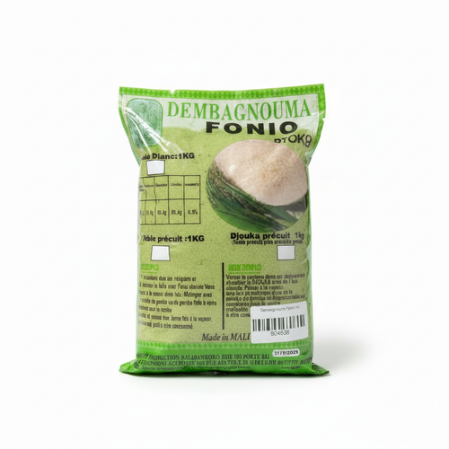 DembaGnouma Fonio Précuit 1kg – Clean product shot