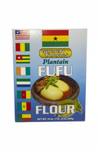 Golden Tropics Plantain Fufu Flour – clean white background