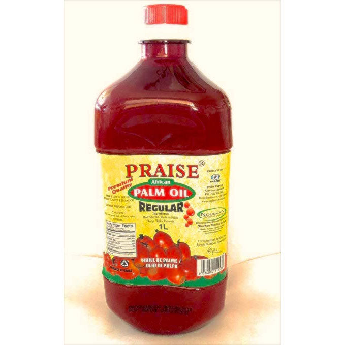 Praise African Palm Oil (Regular)  1L Bottles