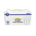 Sunset - White Heavy Weight Plastic Soup Spoons - 1000 Count