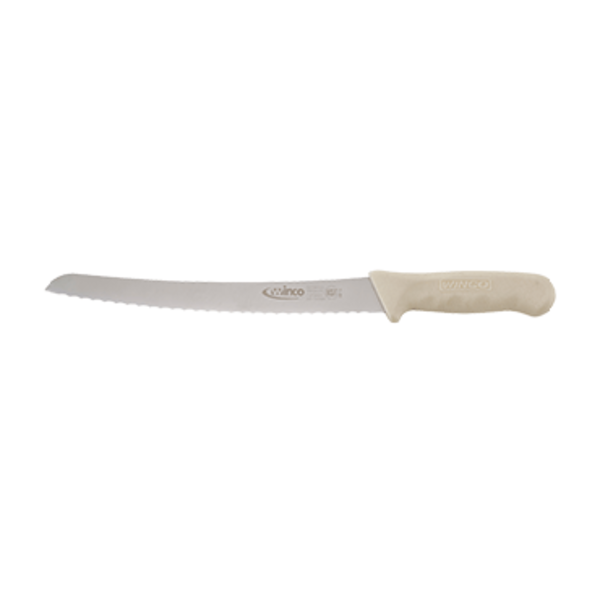 Winco - KWP - 91 9.5" Bread Knife w/ Wavy Edge Curve