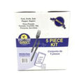 Sunset - Deluxe Wrapped Cutlery, Black - Fork - Knife - Napkin - Salt & Pepper - 250 Count