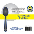 Sunset - Black Heavy Weight Teaspoons - 1000 Count