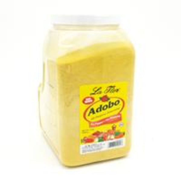 La Flor Spices Adobo without Pepper 10 lbs Jar