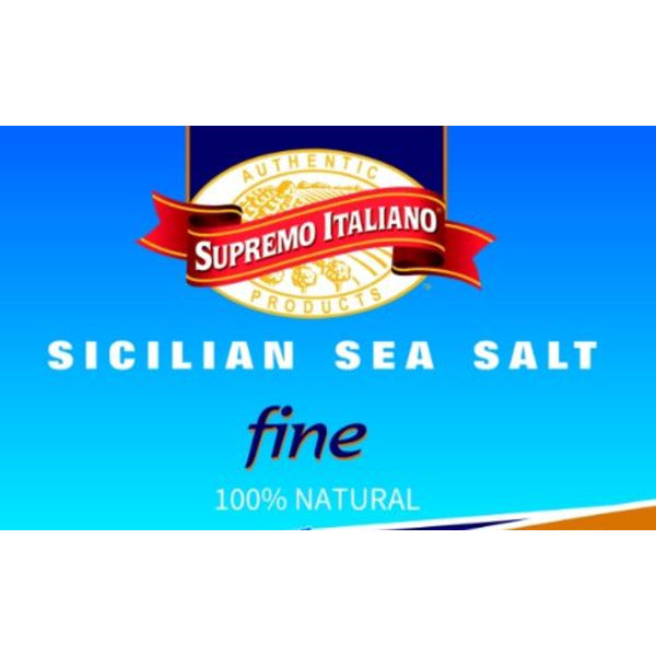Supremo Italiano Fine Sea Salt 26 oz Jar