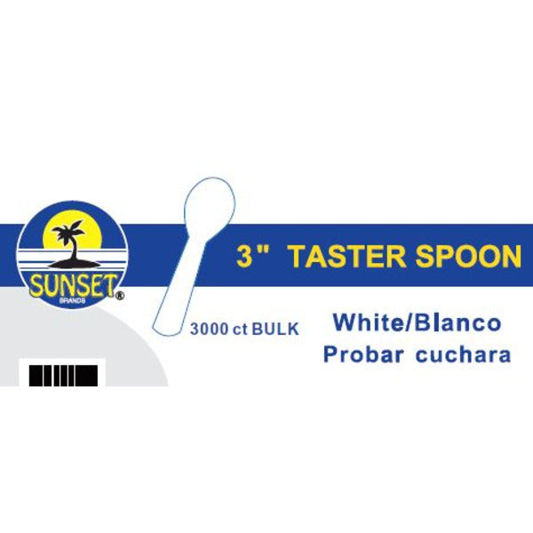 Sunset - 3" Taster Spoon - 3000 Count