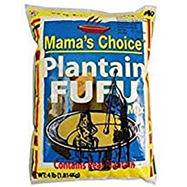Mama's Choice Plantain Fufu- 4lbs bag