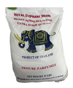 Royal Elephant Premium Broken Jasmine Rice25 lb