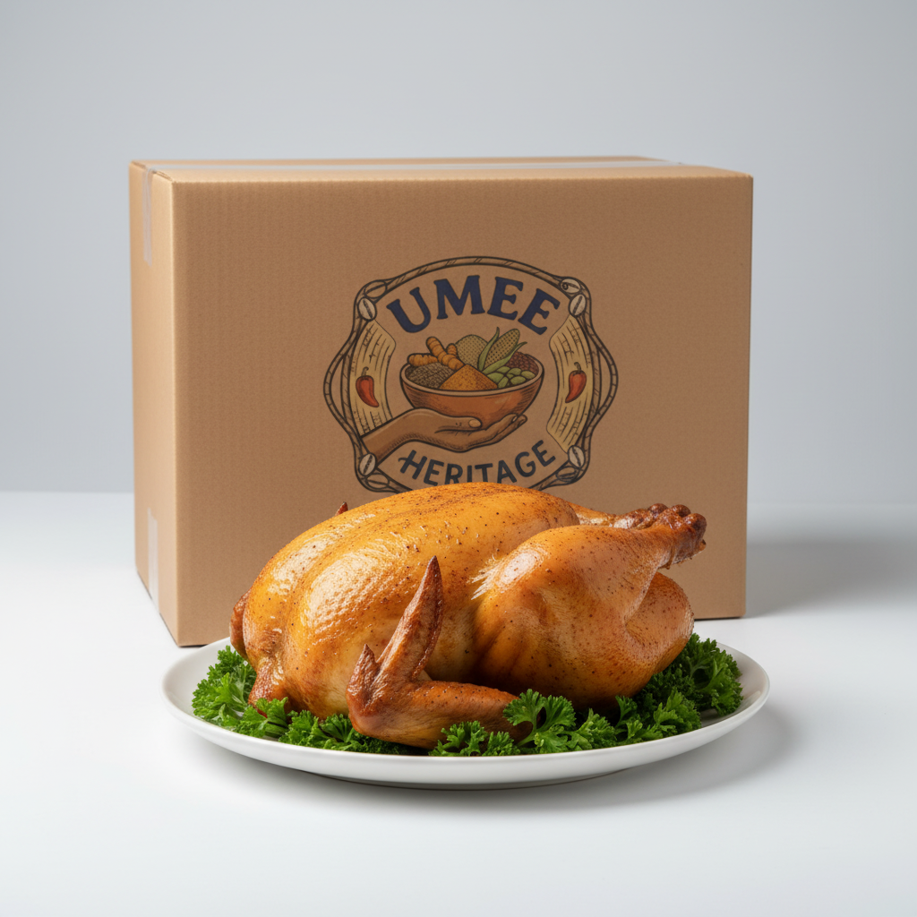 Smoked Chicken with Umee Heritage Logo