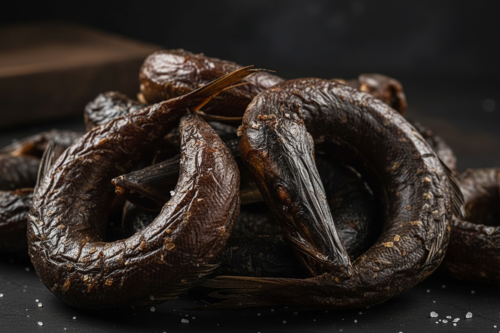 Smoked Kini Fish close-up