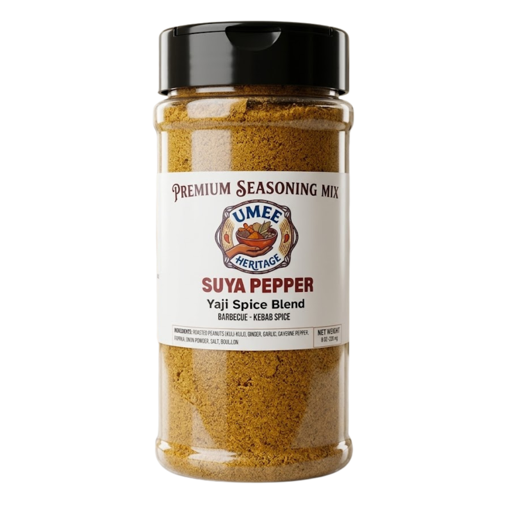 Umee Heritage Suya Pepper – Yaji Spice Blend 8oz | Authentic West African BBQ & Kebab Seasoning