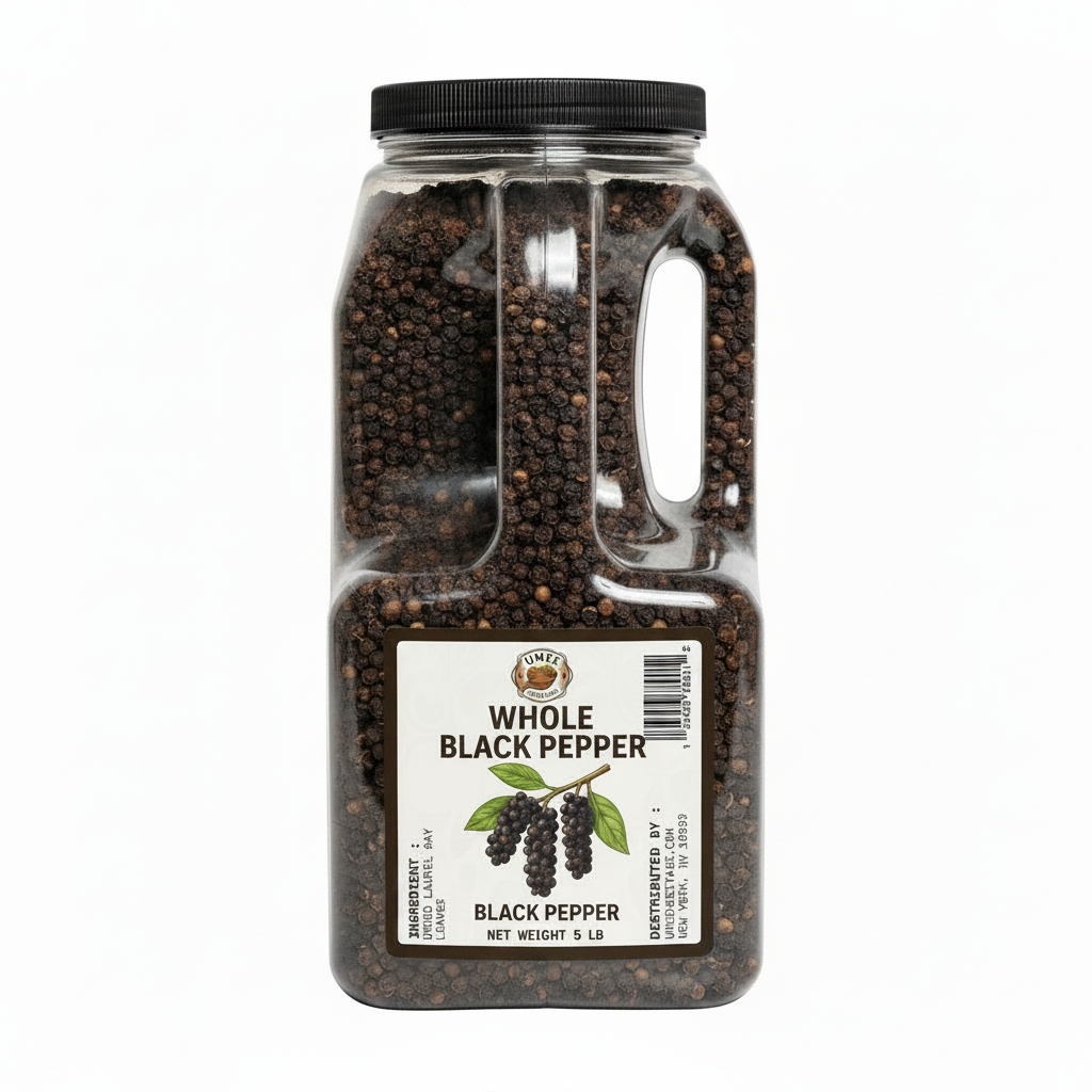 Whole Black Pepper Clean Look